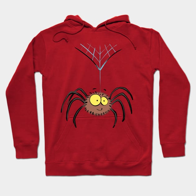 Cute cartoon spider Hoodie by FrogFactory